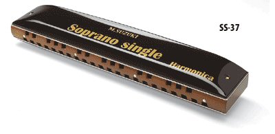 Soprano Single Harmonica SS-37