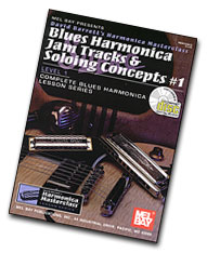 Blues Harmonica Jam Tracks & Soloing Concepts #1 99105BCD