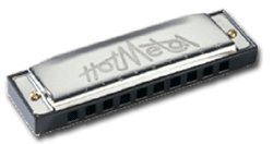Hohner Hot Metal Harmonicas 572