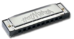 Hohner Hot Metal Harmonicas  572