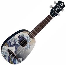 Luna Concert Great Wave Soprano Ukulele UKEGWS