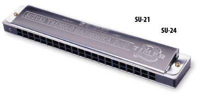 Suzuki 2 Timer Tremolo Harmonicas SU-21