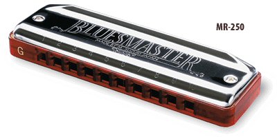Suzuki Bluesmaster 6 Pack MR-250S Harmonica